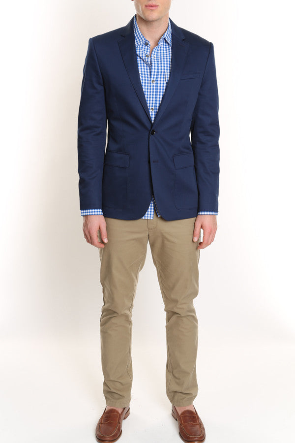 Stretch Cotton Blazer